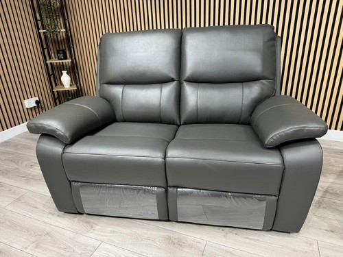 Cannes leather seater - leather, sofa