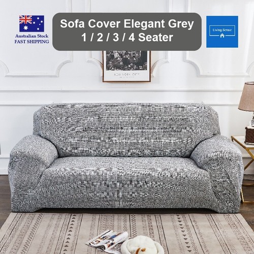 Elegant grey sofa - elegant,
