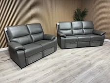 CANNES Leather 3+2 Seater Sofa